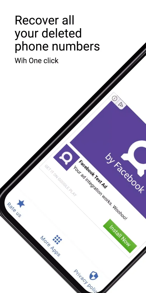 Capturas de pantalla de Recover deleted contacts