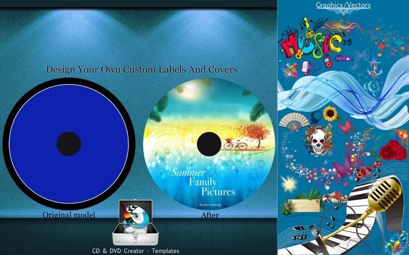 Zrzuty ekranu CD & DVD Creator - Templates
