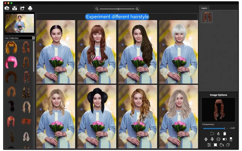 Zrzuty ekranu Digital Fashion - Face & Hair