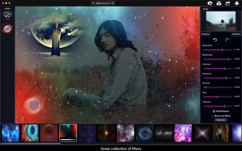 Tangkapan layar Galaxy Studio - Photo Effects
