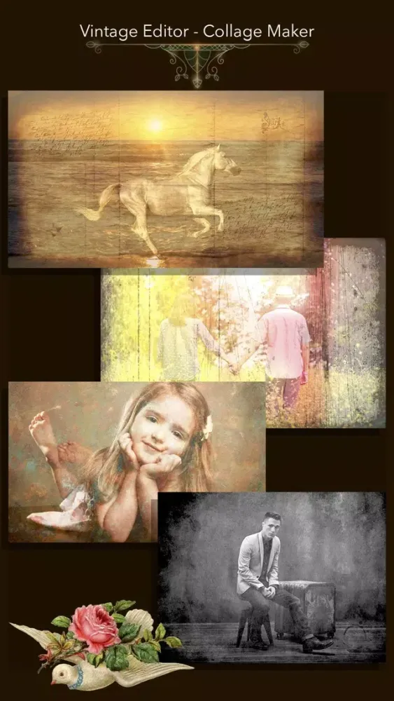 Vintage Editor - Collage Maker Screenshots