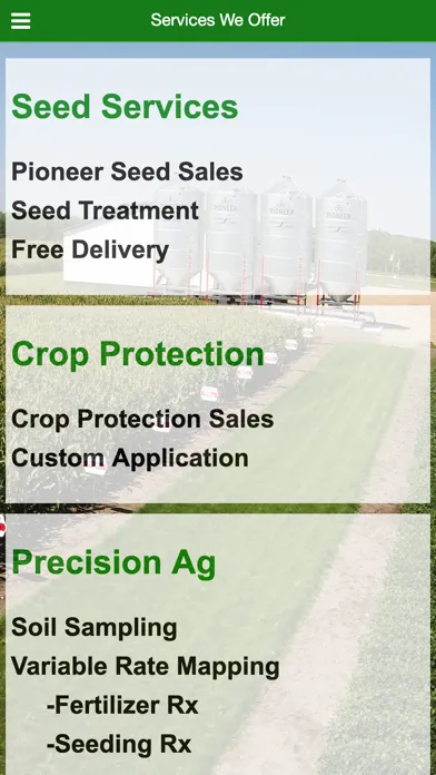Captures d'écran de Oak Hill Ag Service LLC