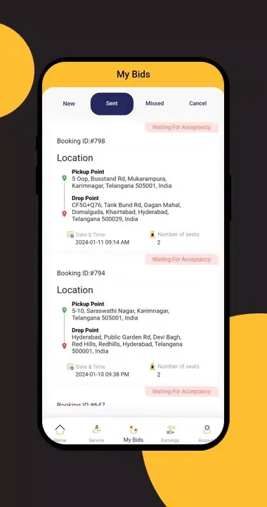 aK2B Sarathi: Bid,Your Price Screenshots