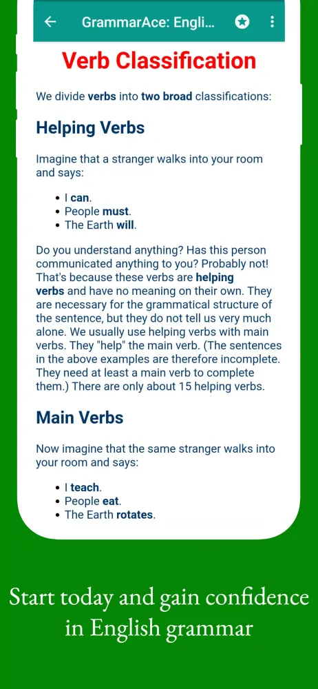 English Grammar for All Levels Screenshots