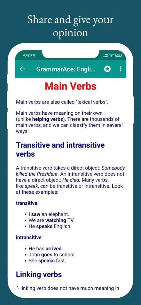 English Grammar for All Levels Screenshots