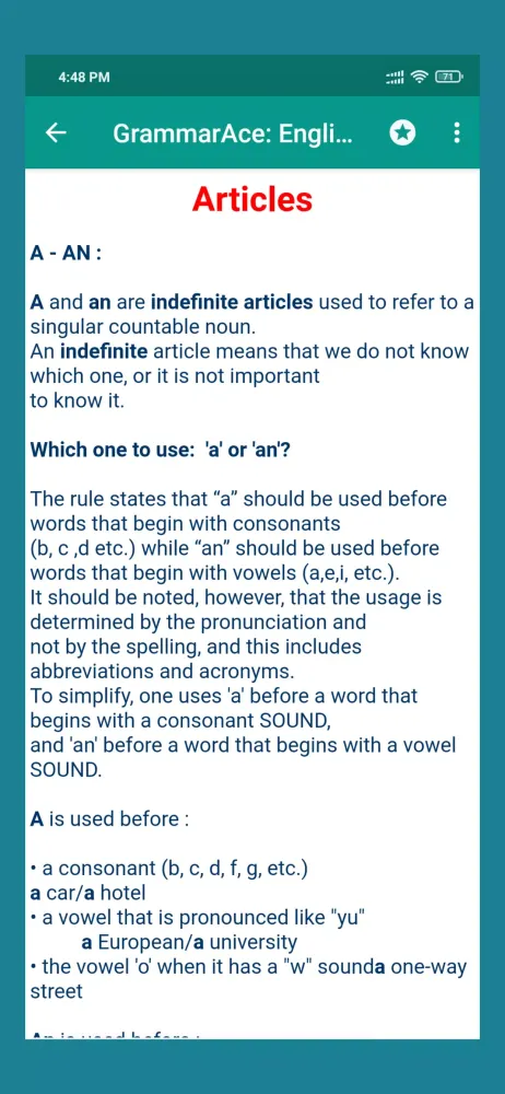 English Grammar for All Levels Screenshots