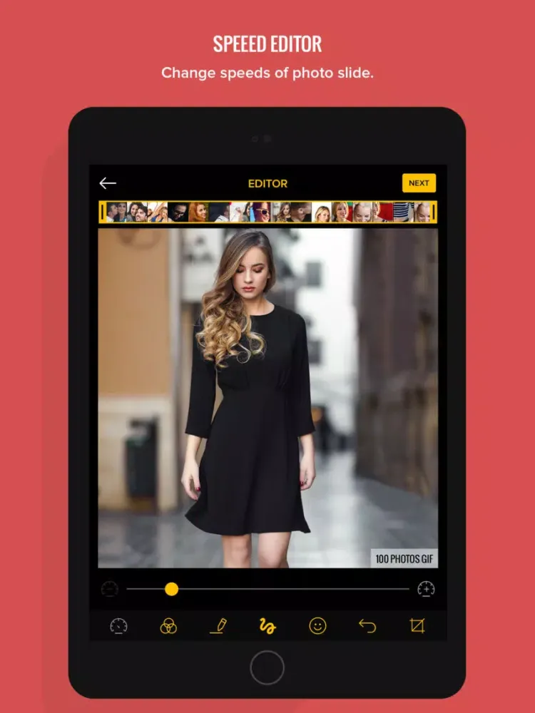 100 Photos to GIF Maker GIFs iPad  Ekran Görüntüleri
