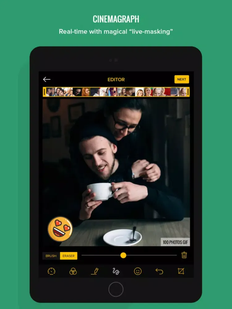 100 Photos to GIF Maker GIFs iPad  Ekran Görüntüleri
