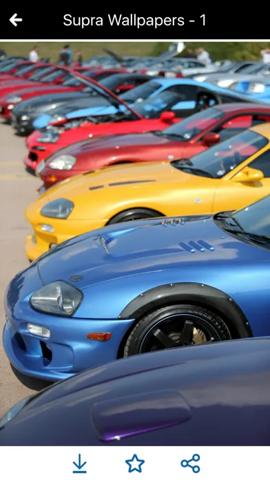 Скриншоты HD Car Wallpapers - Toyota Supra Edition
