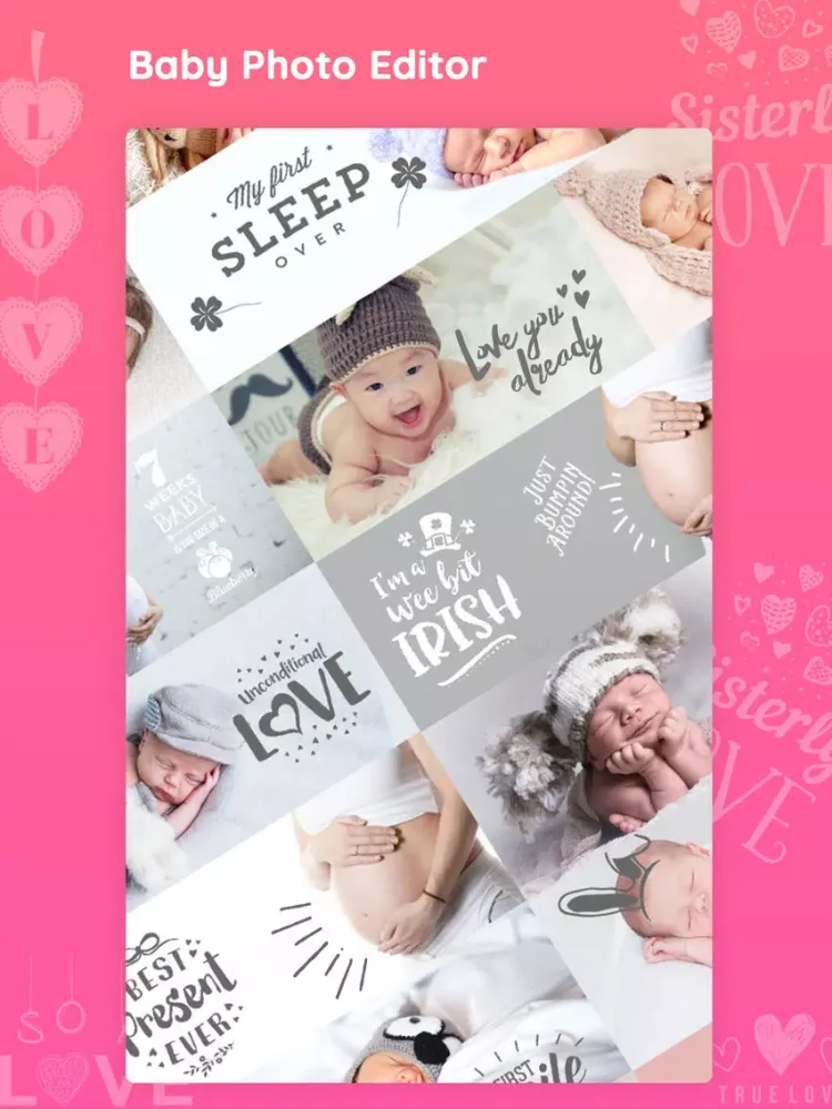 Baby photo editor & Art Maker iPad 应用截图