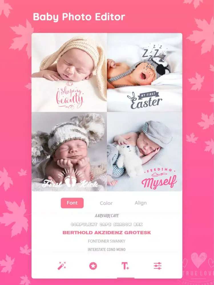 Baby photo editor & Art Maker iPad 应用截图