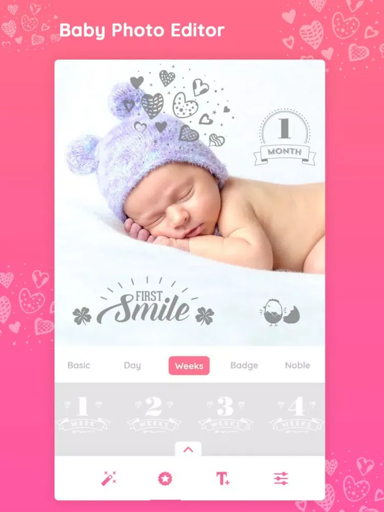 Baby photo editor & Art Maker iPad 应用截图
