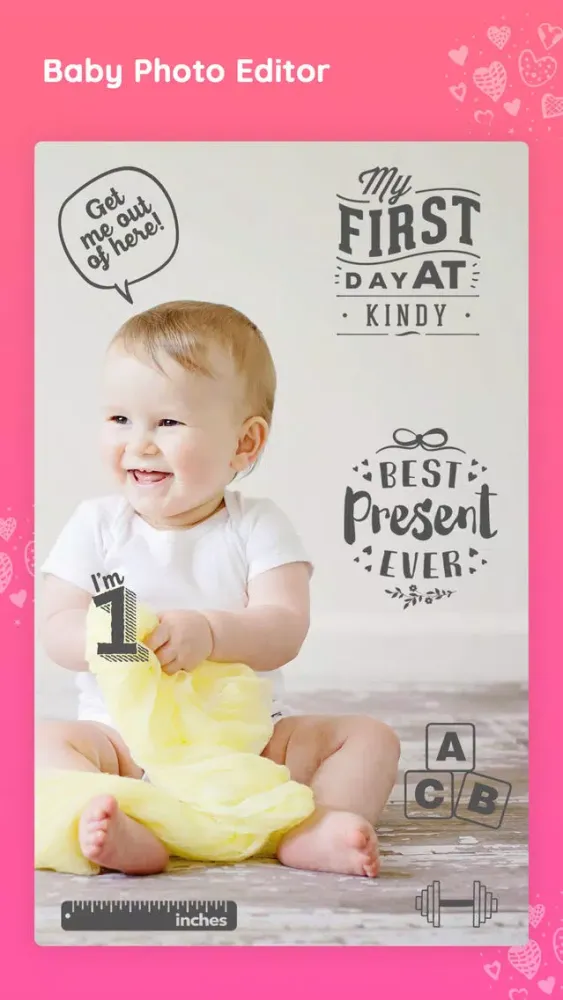 Baby photo editor & Art Maker应用截图