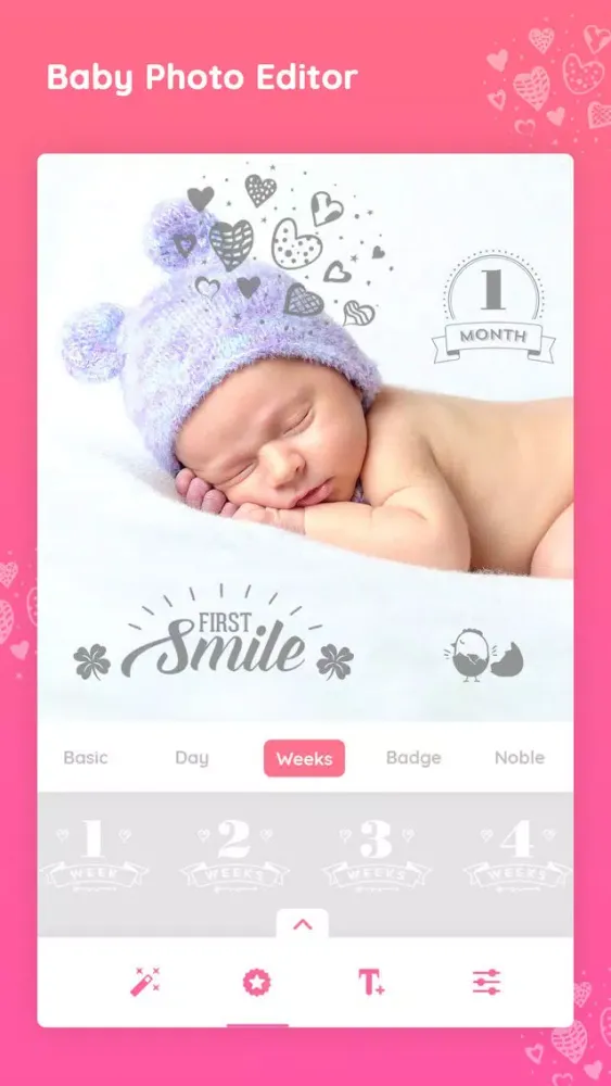 Baby photo editor & Art Maker应用截图