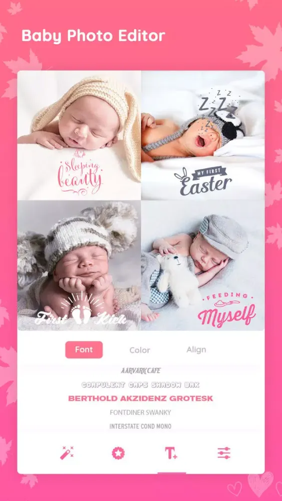 Baby photo editor & Art Maker应用截图