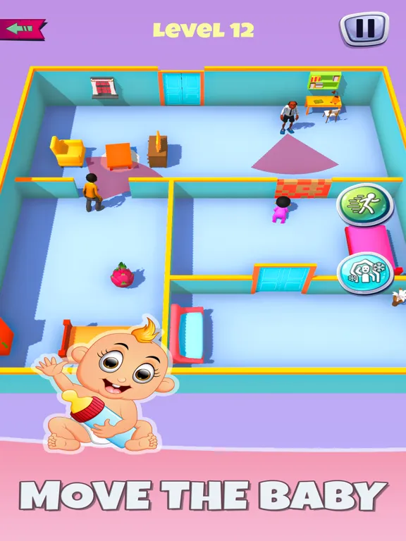 Baby Survival Escape Dad Game iPad  Screenshots