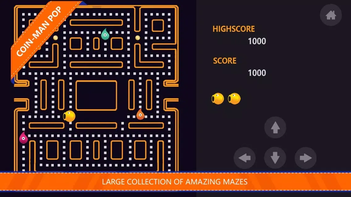 Zrzuty ekranu Coin-Man Pop Man