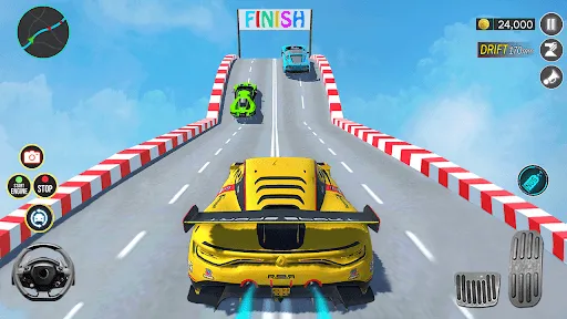 Capturas de tela do Extreme City GT Car Stunts 3D