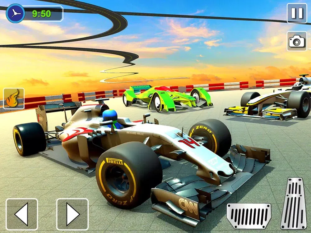 Ảnh chụp màn hình của Formula 1 Nitro Rush Racing iPad 