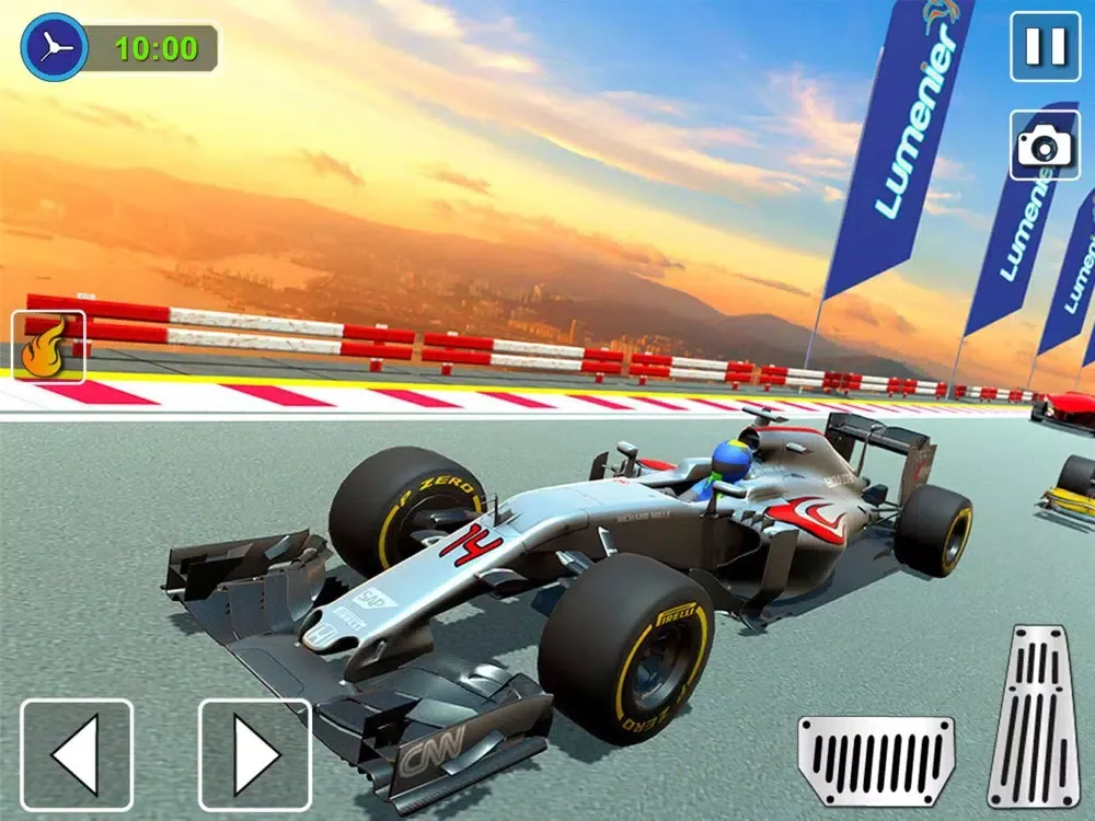 Ảnh chụp màn hình của Formula 1 Nitro Rush Racing iPad 