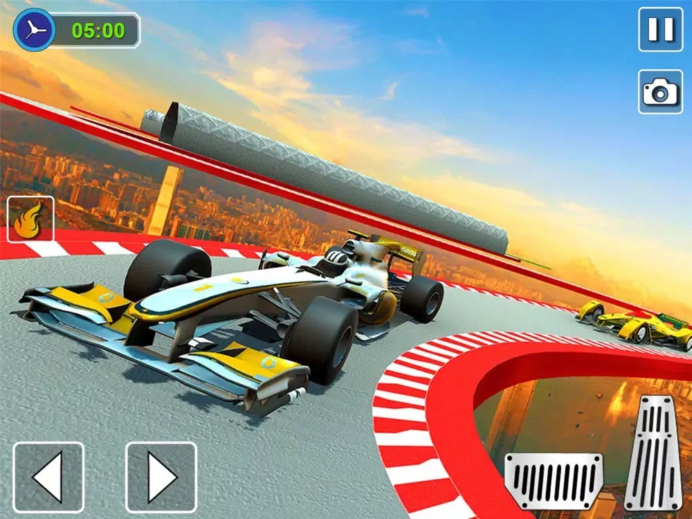 Ảnh chụp màn hình của Formula 1 Nitro Rush Racing iPad 