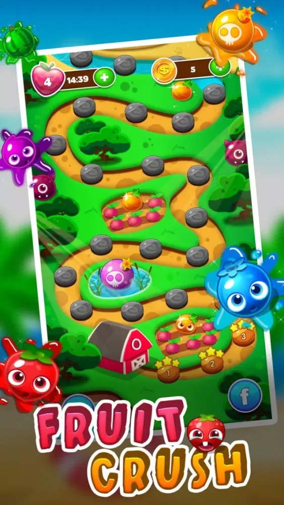 Ảnh chụp màn hình của Fruit Crush - Splash the Fruit