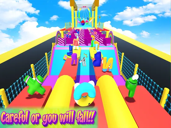 Screenshot di Funny Fall Dudes Knockout Game iPad 