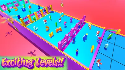 Screenshot di Funny Fall Dudes Knockout Game