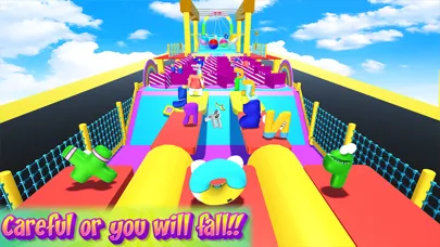 Screenshot di Funny Fall Dudes Knockout Game
