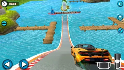 صور GT Car Mega Jumps Over The Sea