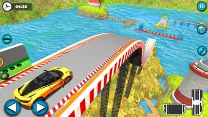 صور GT Car Mega Jumps Over The Sea