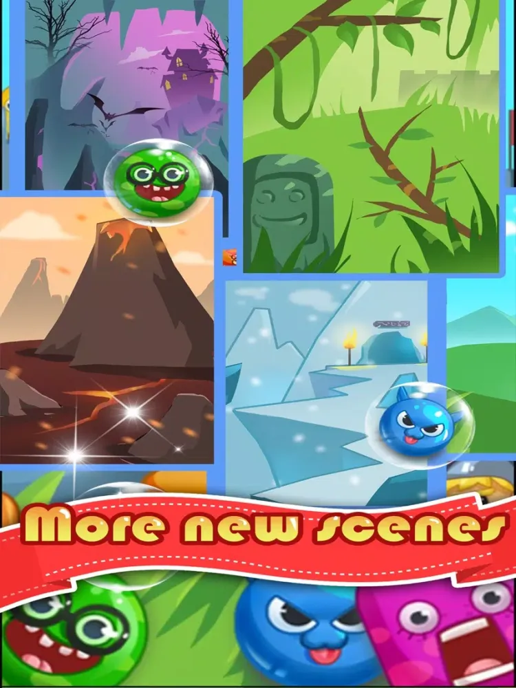 monster match crush puzzle iPad  Screenshots