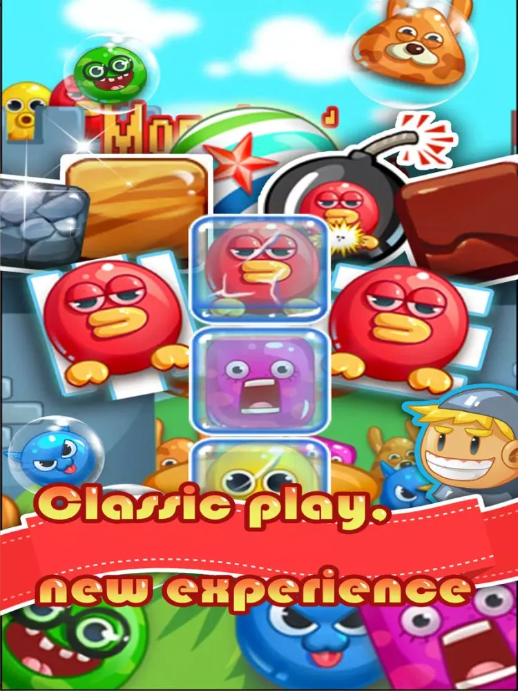 monster match crush puzzle iPad  Screenshots