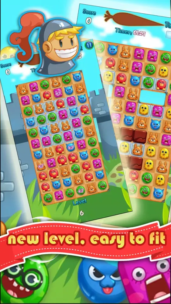 monster match crush puzzle Screenshots