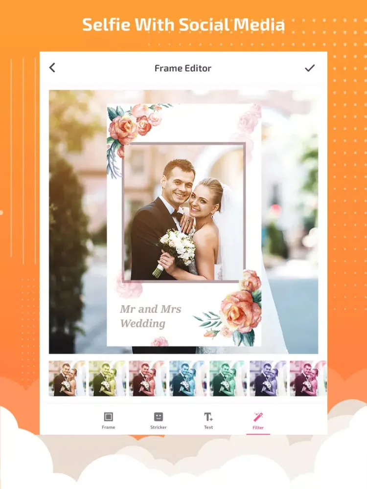 Selfie booth - selfie editor iPad 应用截图