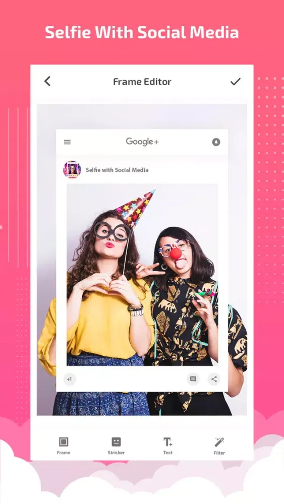 Selfie booth - selfie editor应用截图