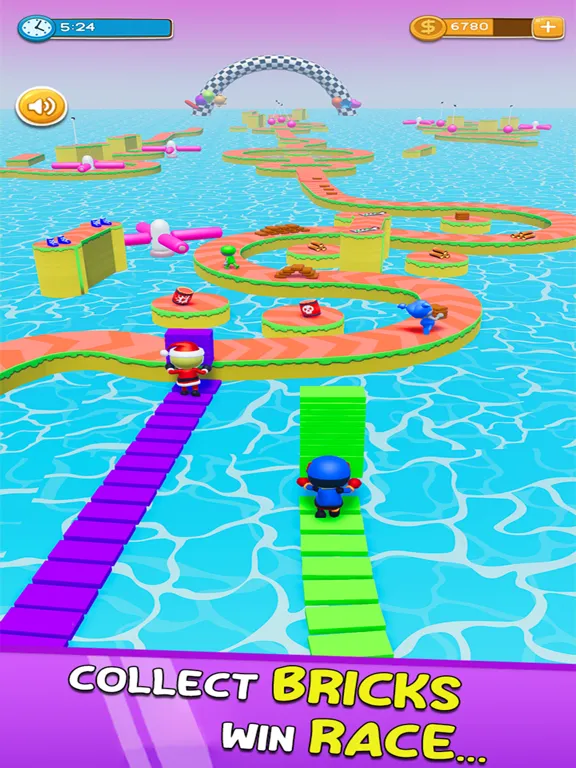 Zrzuty ekranu Shortcut Run 3D: Staking Race iPad 
