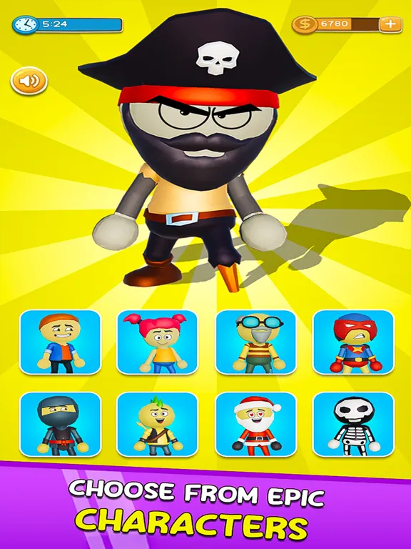 Zrzuty ekranu Shortcut Run 3D: Staking Race iPad 