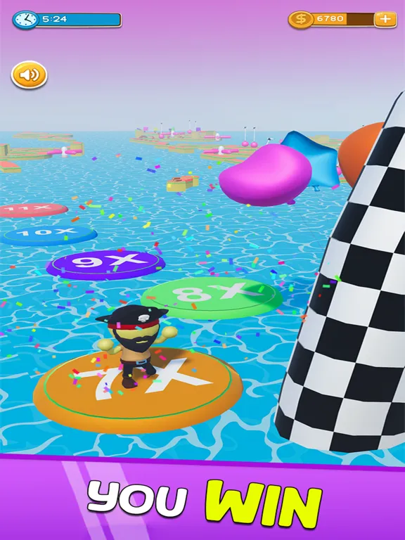 Zrzuty ekranu Shortcut Run 3D: Staking Race iPad 