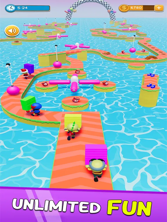 Zrzuty ekranu Shortcut Run 3D: Staking Race iPad 