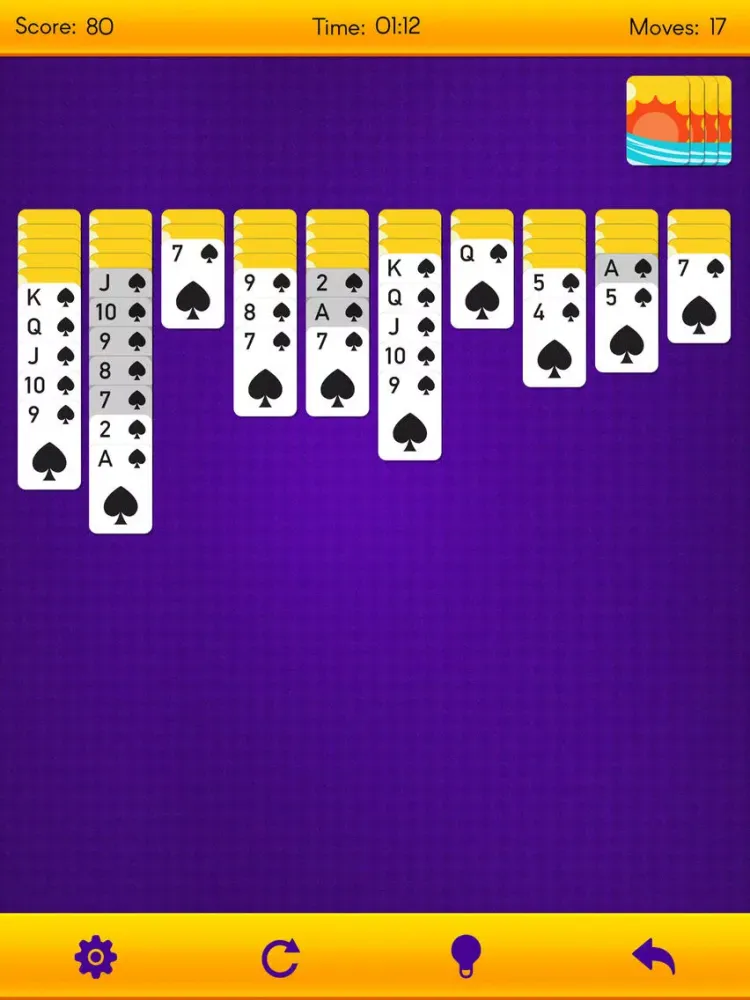 Скриншоты Spider Solitaire - Classic Spider Card Game iPad 