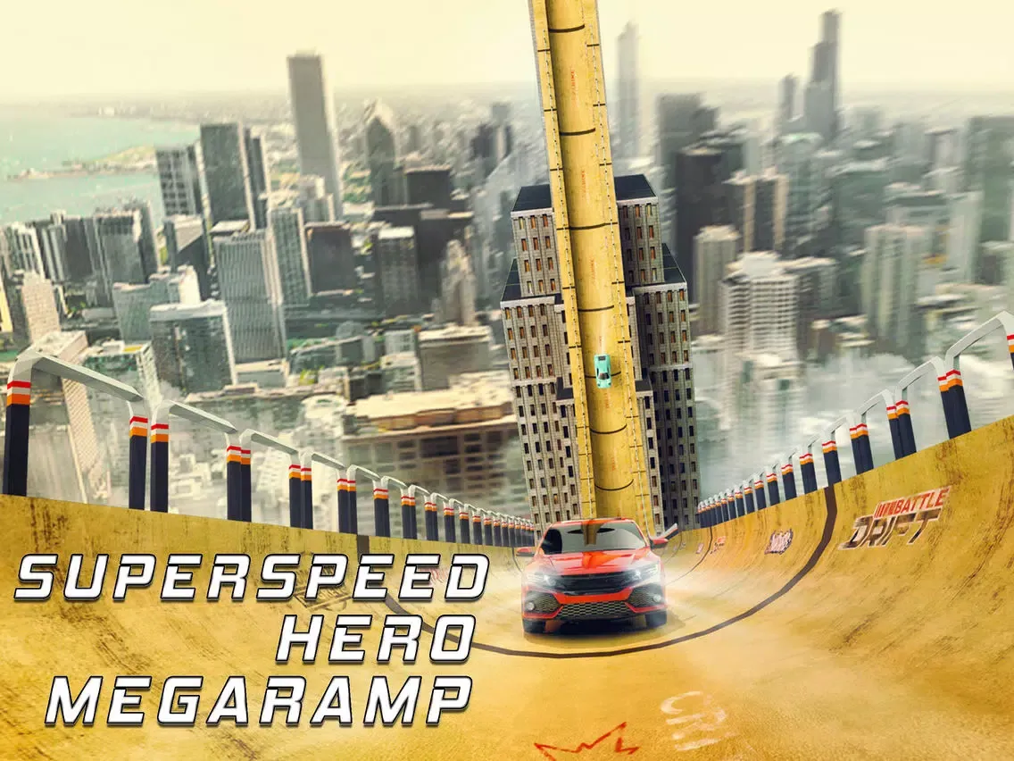 Capturas de tela do Super Speed Hero Mega Ramp iPad 