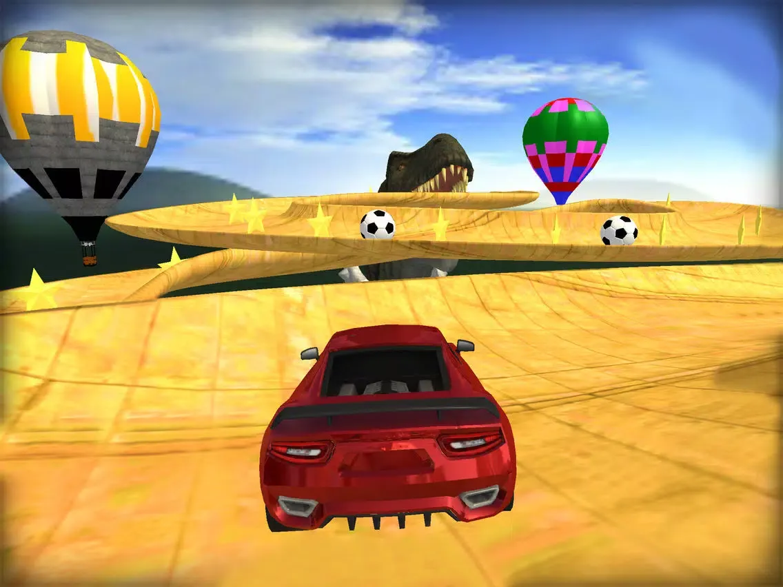 Capturas de tela do Super Speed Hero Mega Ramp iPad 