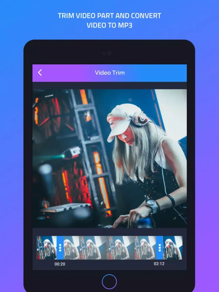 video to mp3 fast converter iPad 應用截圖