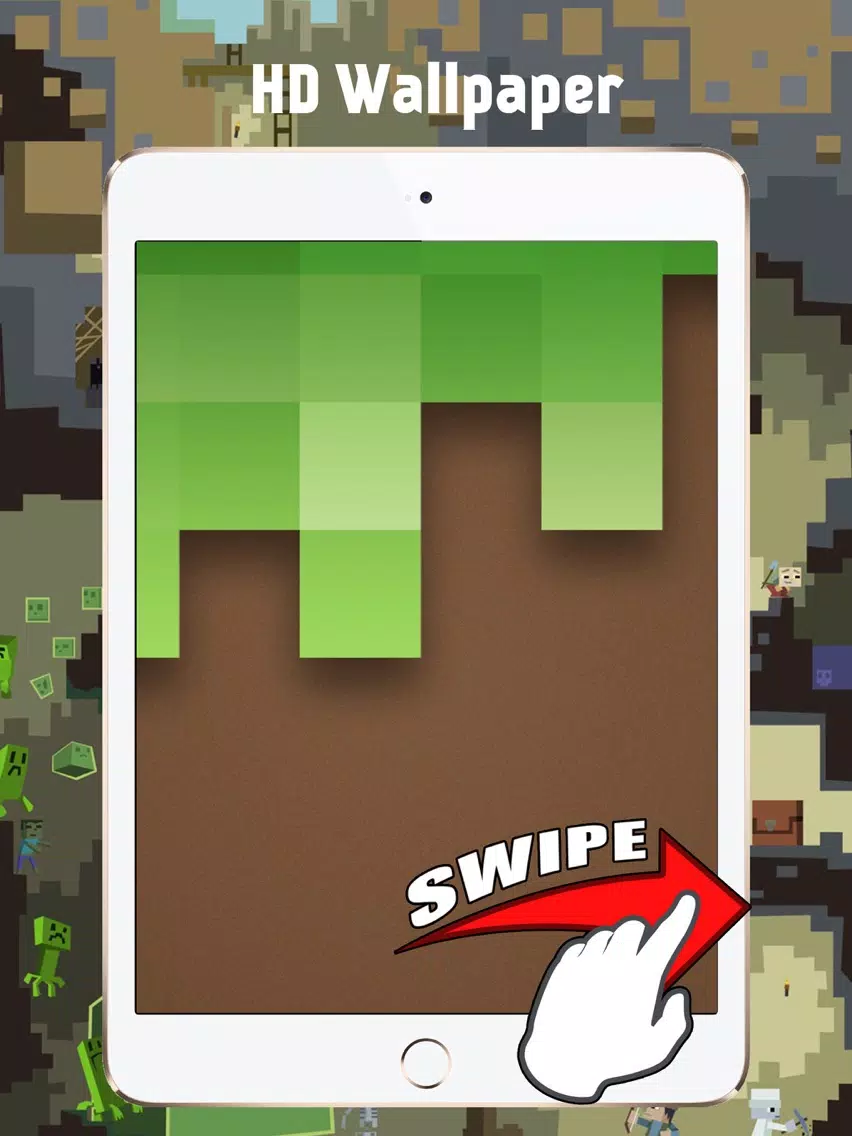 Cool Block Hero HD Wallpapers for Minecraft iPad  سکرین شاٹس