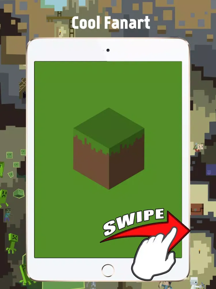 Cool Block Hero HD Wallpapers for Minecraft iPad  স্ক্রিনশট