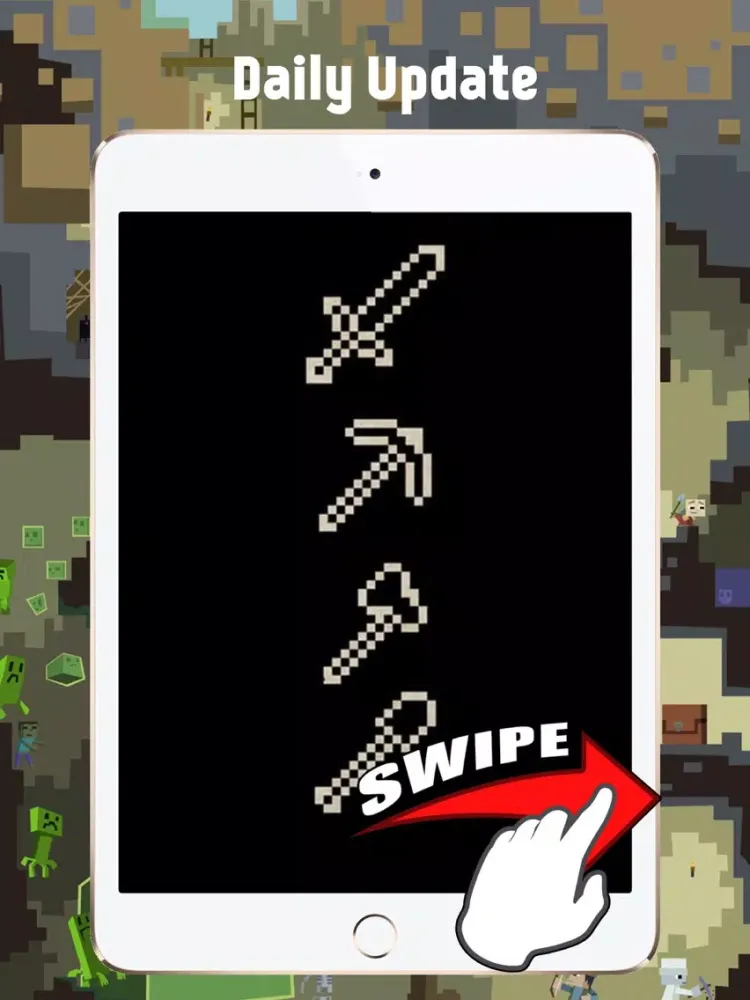 Cool Block Hero HD Wallpapers for Minecraft iPad  স্ক্রিনশট