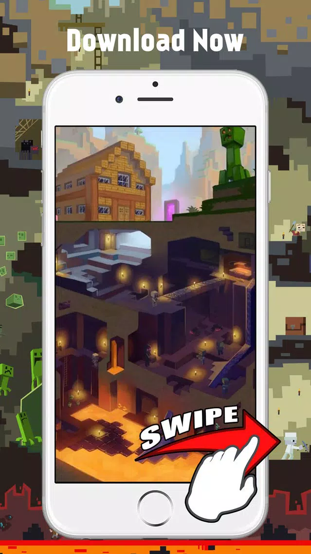 Cool Block Hero HD Wallpapers for Minecraft سکرین شاٹس