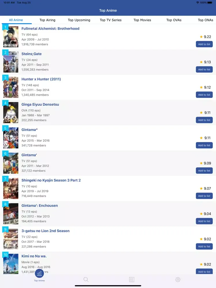 Show Box- Anime TV Movies Hub iPad  Screenshots