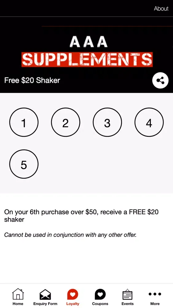 Tangkapan skrin AAA Supplements St Kilda